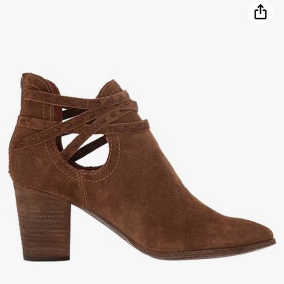 Frye Naomi Suede Pickstitch Shootie 7.5 - Picture 7 of 8